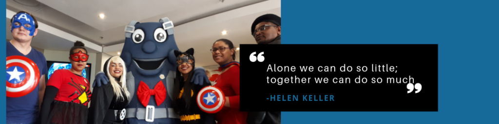 Alone we can do so little; together we can do so much. - Helen Keller